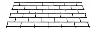 Running Bond Horizontal pattern