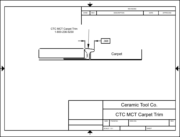 MCT Carpet Trim Drawing